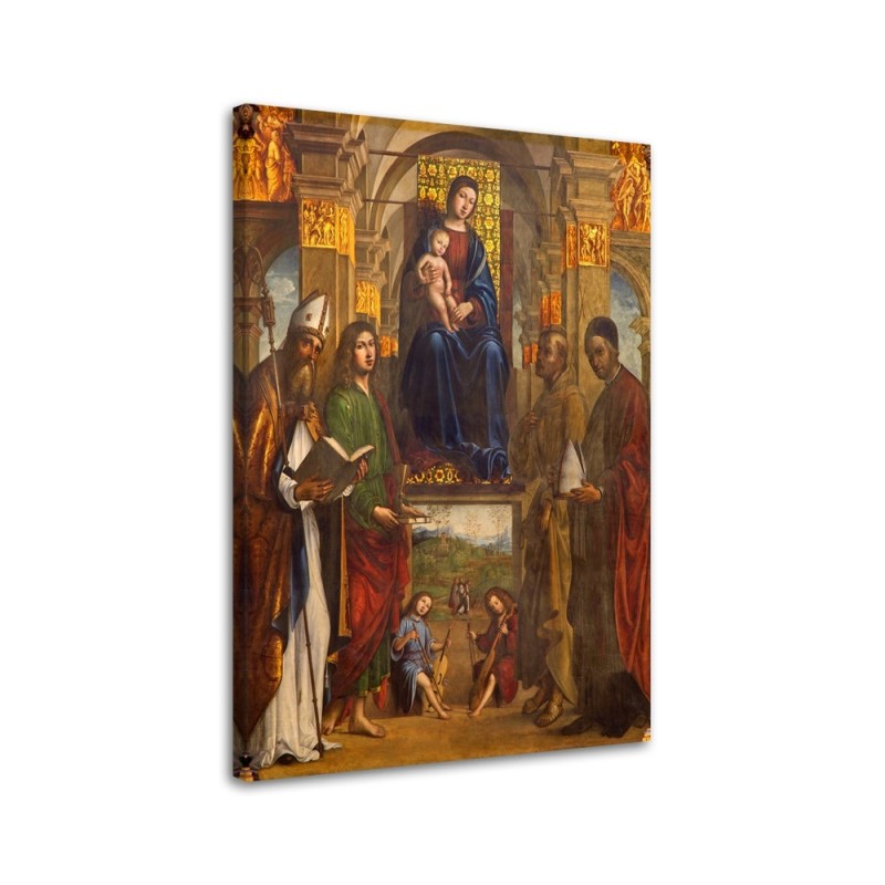 Reproduction Canvas prints - Madonna and the Saints of Bologna | FEEBY