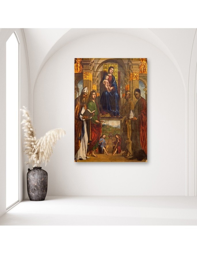 Reproduction Canvas prints - Madonna and the Saints of Bologna | FEEBY