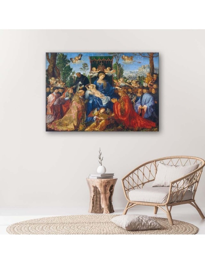 Feast of the Rosary A. Dürer - Reproductions of paintings canvas | FEEBY