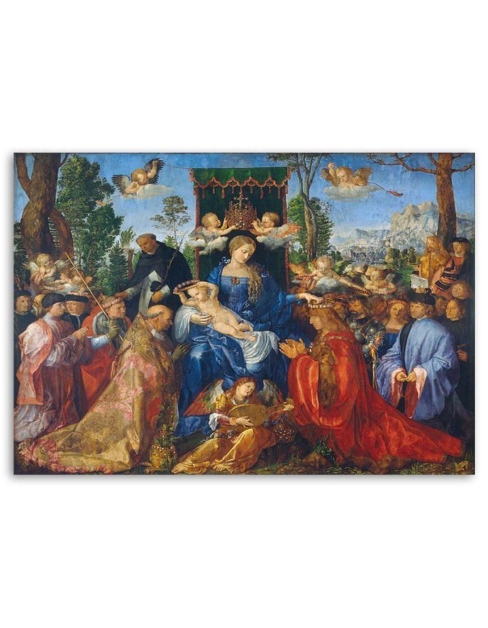 Feast of the Rosary A. Dürer - Reproductions of paintings canvas | FEEBY