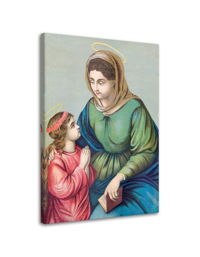 St Anne and the little Virgin Mary - Reproductions of paintings | FEEBY