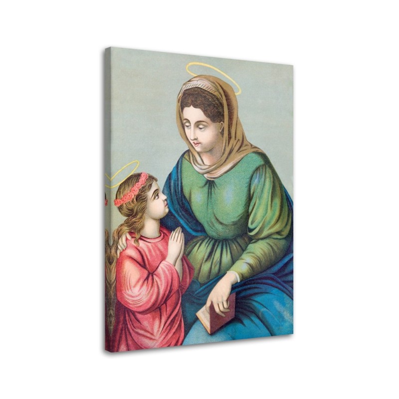 St Anne and the little Virgin Mary - Reproductions of paintings | FEEBY