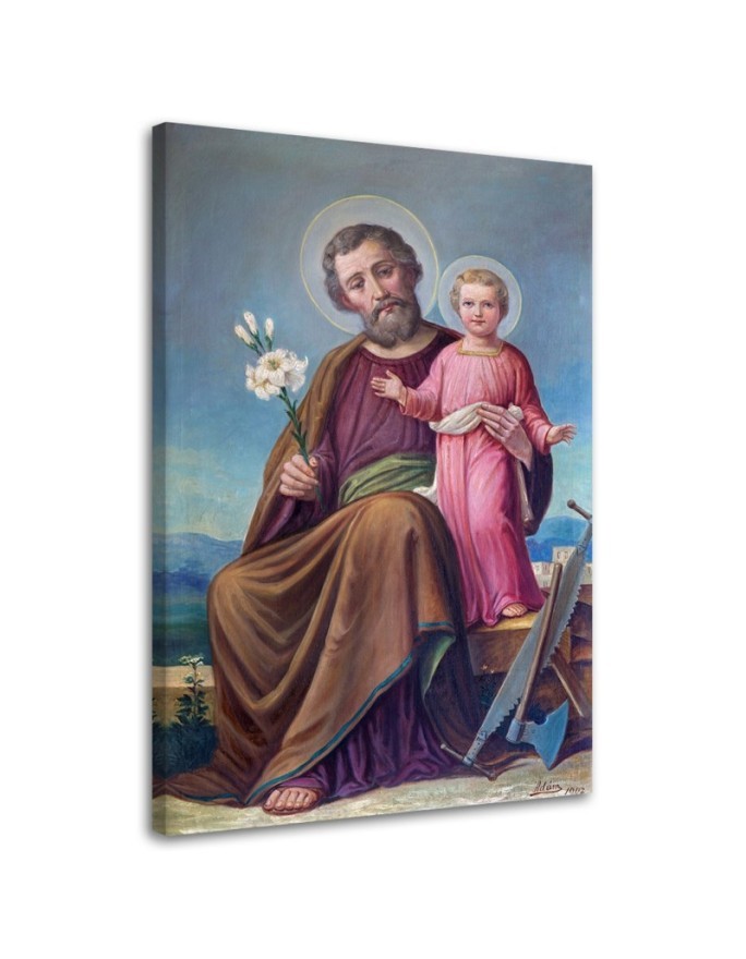 St Joseph and the Child Jesus Roznav - Reproductions of paintings | FEEBY