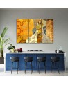 Woman on an ornamental background - Reproductions of paintings | FEEBY