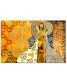 Woman on an ornamental background - Reproductions of paintings | FEEBY