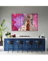 Woman on an ornamental background - Reproductions of artists | FEEBY