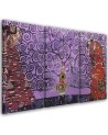 3 Piece Reproductions of paintings - Violet tree of life abstract | FEEBY