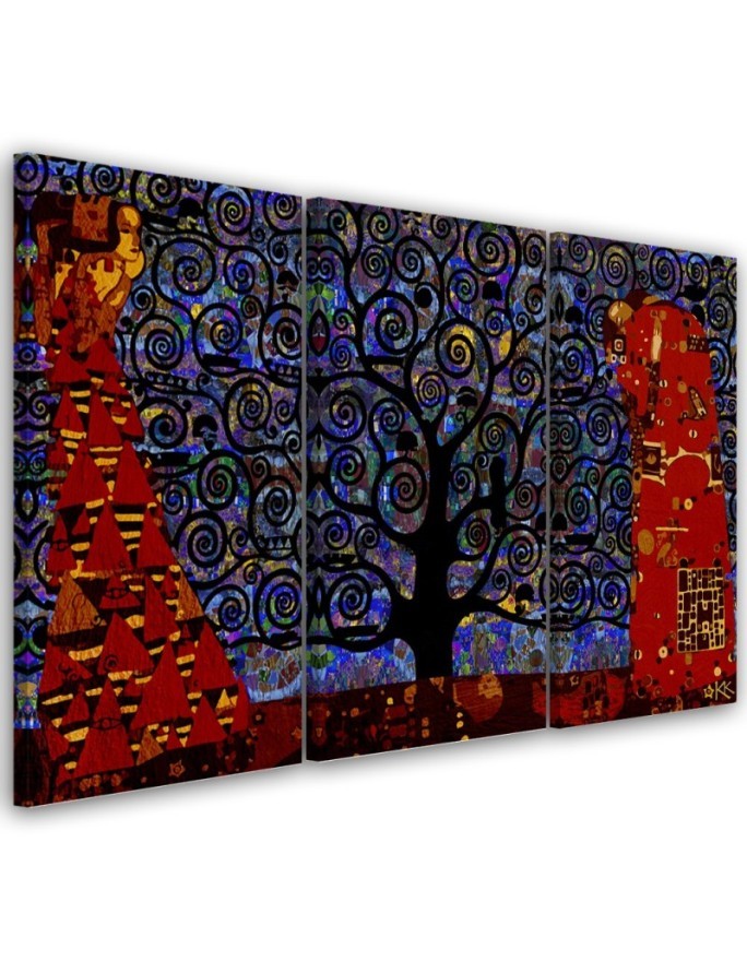 Reproductions of paintings - Blue tree of life abstract | FEEBY