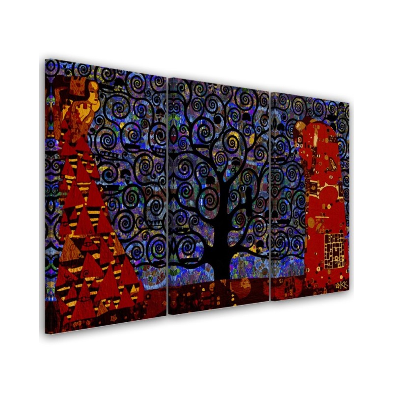 Reproductions of paintings - Blue tree of life abstract | FEEBY