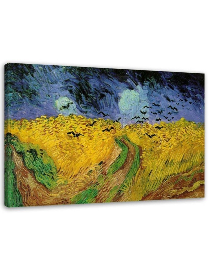 Reproductions of Canvas paintings - Field of wheat with ravens V. van Gogh | FEEBY