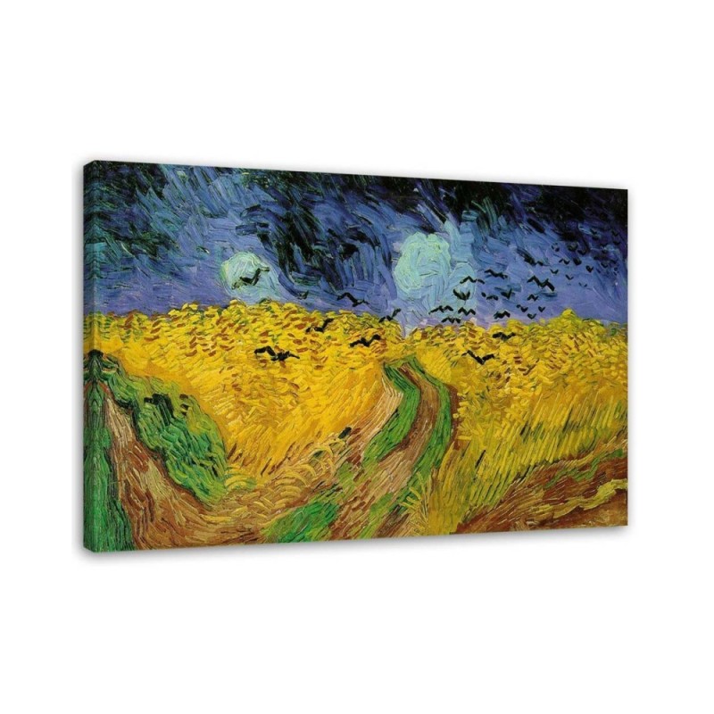 Reproductions of Canvas paintings - Field of wheat with ravens V. van Gogh | FEEBY