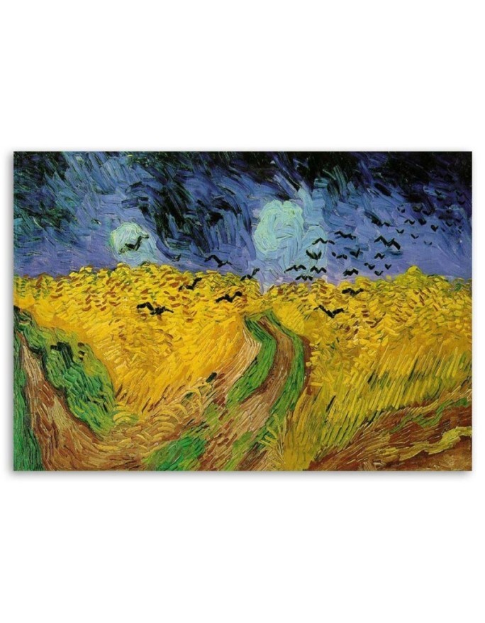 Reproductions of Canvas paintings - Field of wheat with ravens V. van Gogh | FEEBY