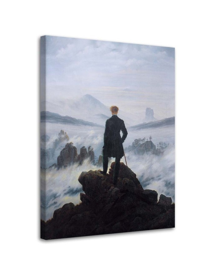 Wanderer on the sea of fog Friedrich - Artists' reproduction | FEEBY