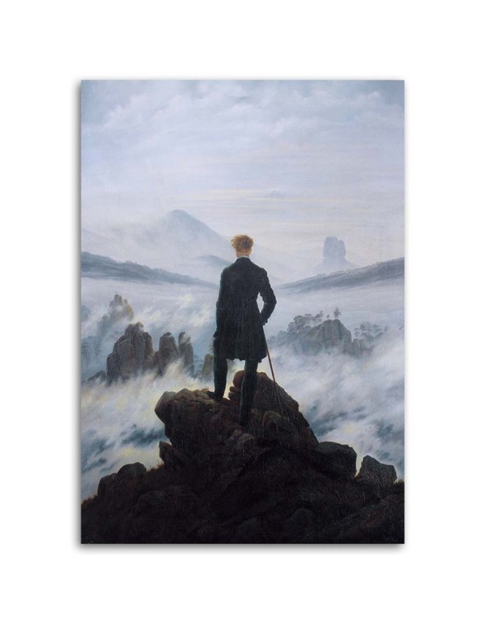 Wanderer on the sea of fog Friedrich - Artists' reproduction | FEEBY