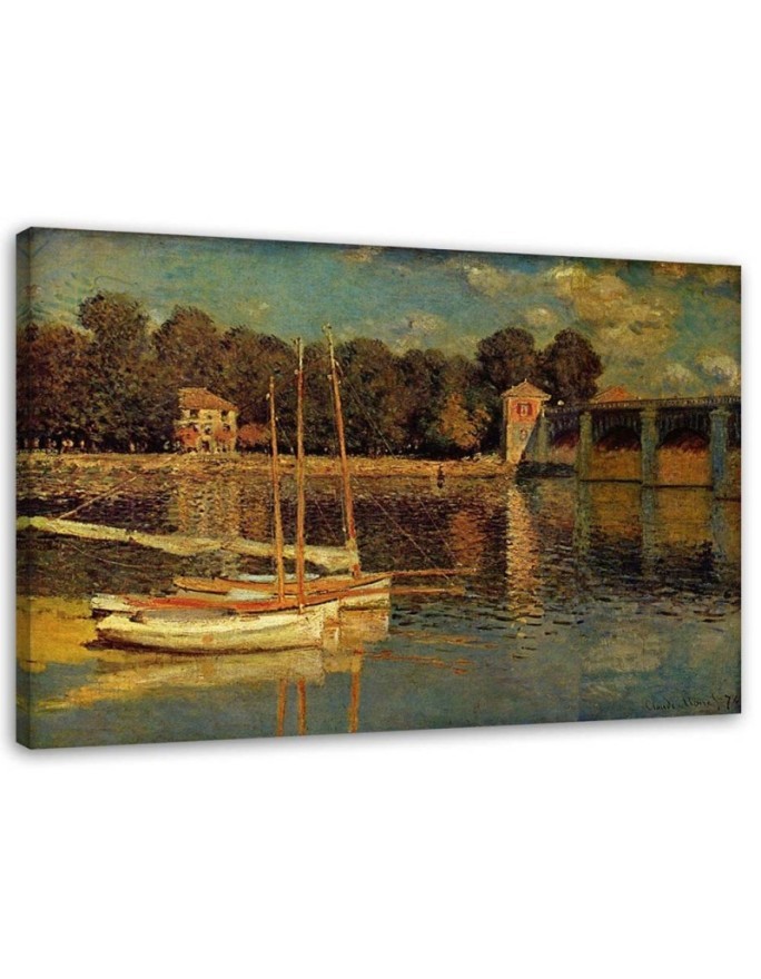 Bridge at Argenteuil C. Monet - Reproduction Canvas painting | FEEBY
