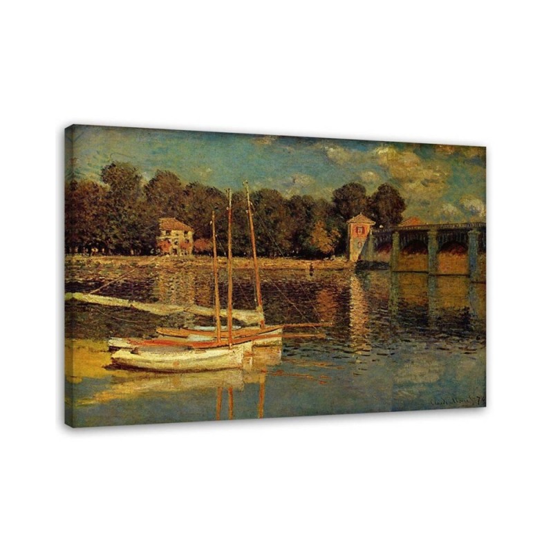 Bridge at Argenteuil C. Monet - Reproduction Canvas painting | FEEBY