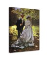 Canvas Prints Bazille and Camille C. Monet - Reproductions of artists | FEEBY