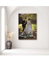 Canvas Prints Bazille and Camille C. Monet - Reproductions of artists | FEEBY