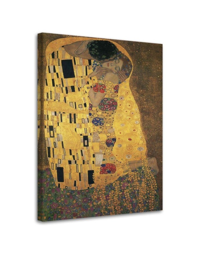 Canvas prints Artists' reproduction - The Kiss G. Klimt | FEEBY