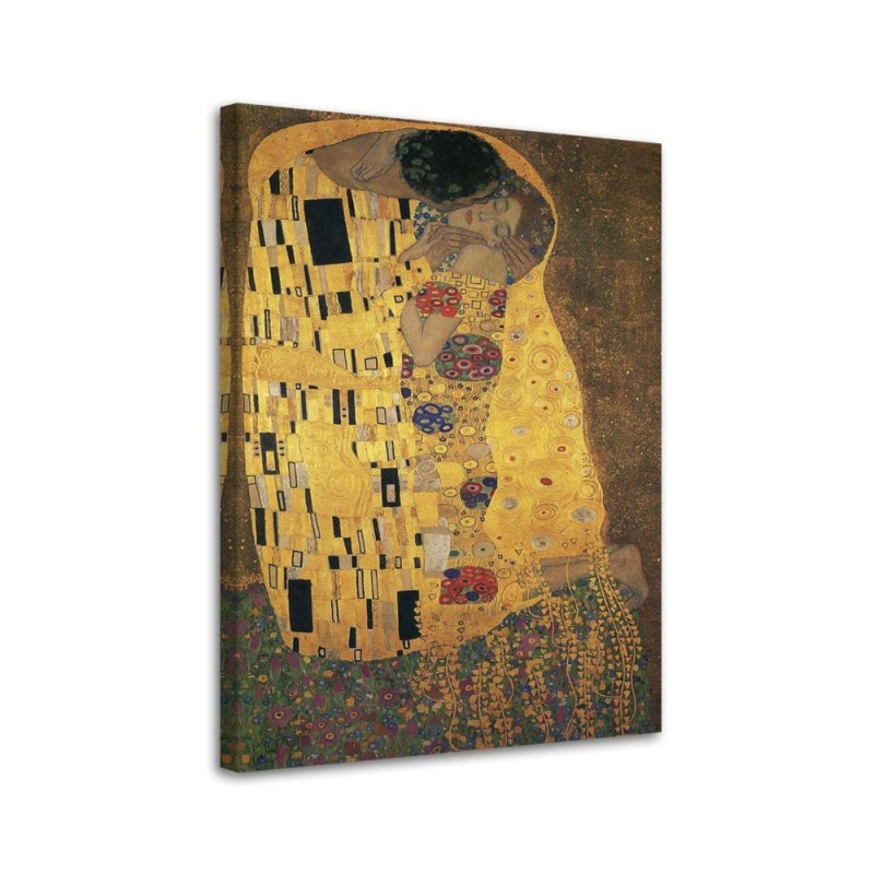Canvas prints Artists' reproduction - The Kiss G. Klimt | FEEBY