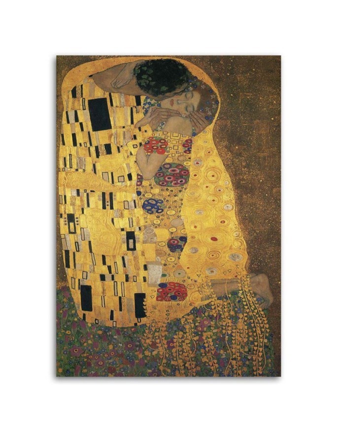 Canvas prints Artists' reproduction - The Kiss G. Klimt | FEEBY