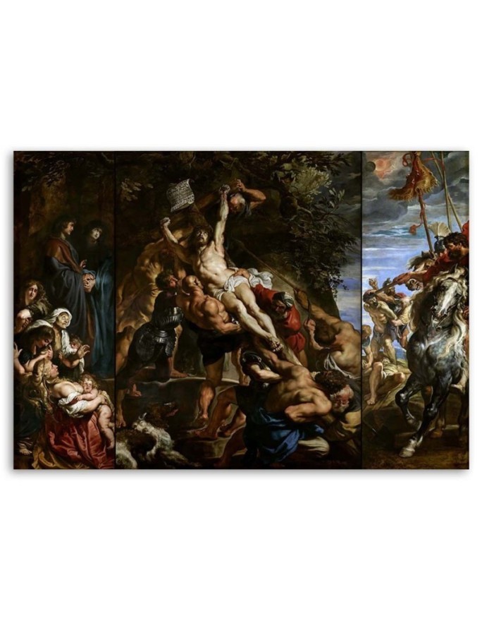 Reproductions of paintings - The Raising of the Cross by P. P. Rubens | FEEBY