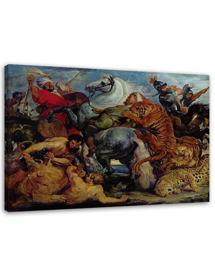 Reproductions of paintings - The Hunt for the Tiger by P. P. Rubens | FEEBY