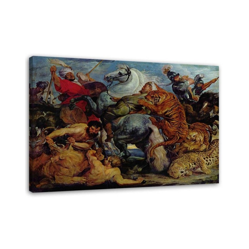 Reproductions of paintings - The Hunt for the Tiger by P. P. Rubens | FEEBY
