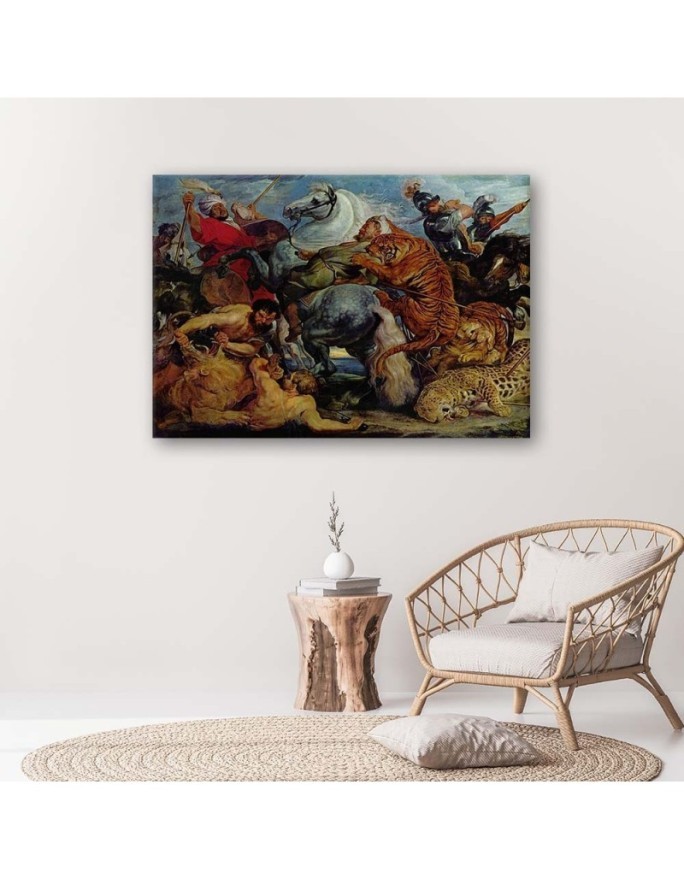 Reproductions of paintings - The Hunt for the Tiger by P. P. Rubens | FEEBY