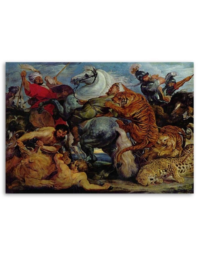 Reproductions of paintings - The Hunt for the Tiger by P. P. Rubens | FEEBY
