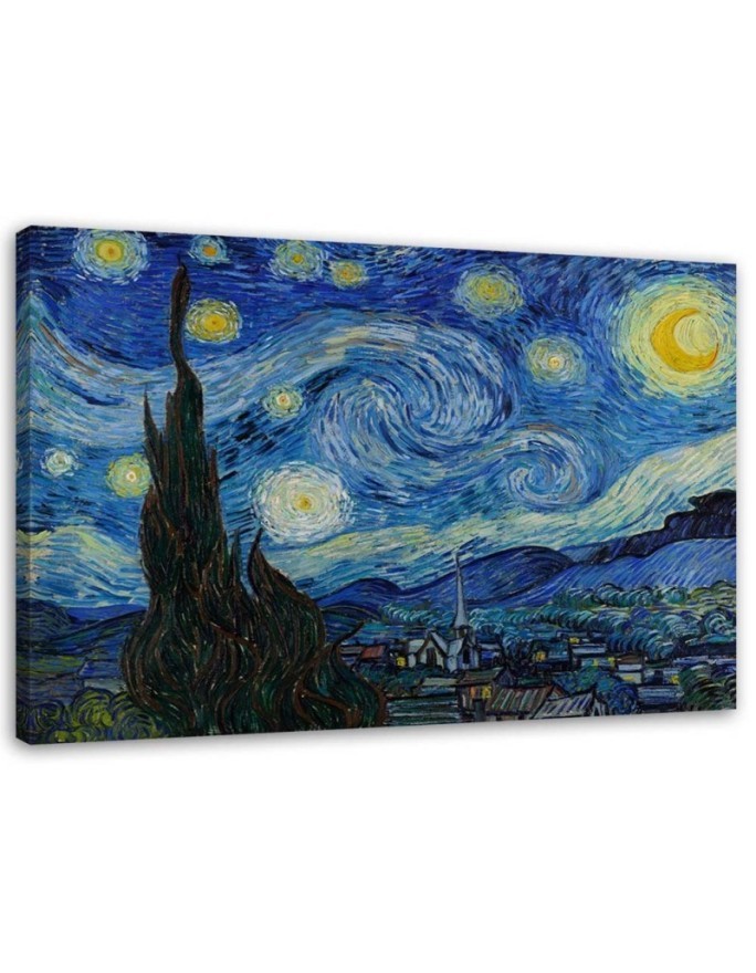 Starry night V. van Gogh - Artists' Canvas prints reproductions | FEEBY
