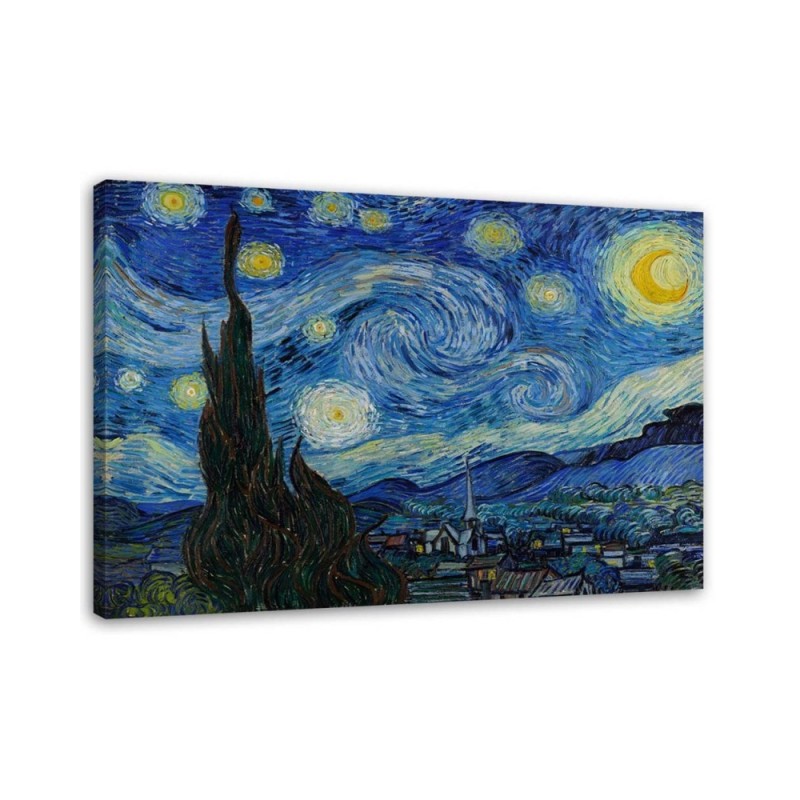 Starry night V. van Gogh - Artists' Canvas prints reproductions | FEEBY