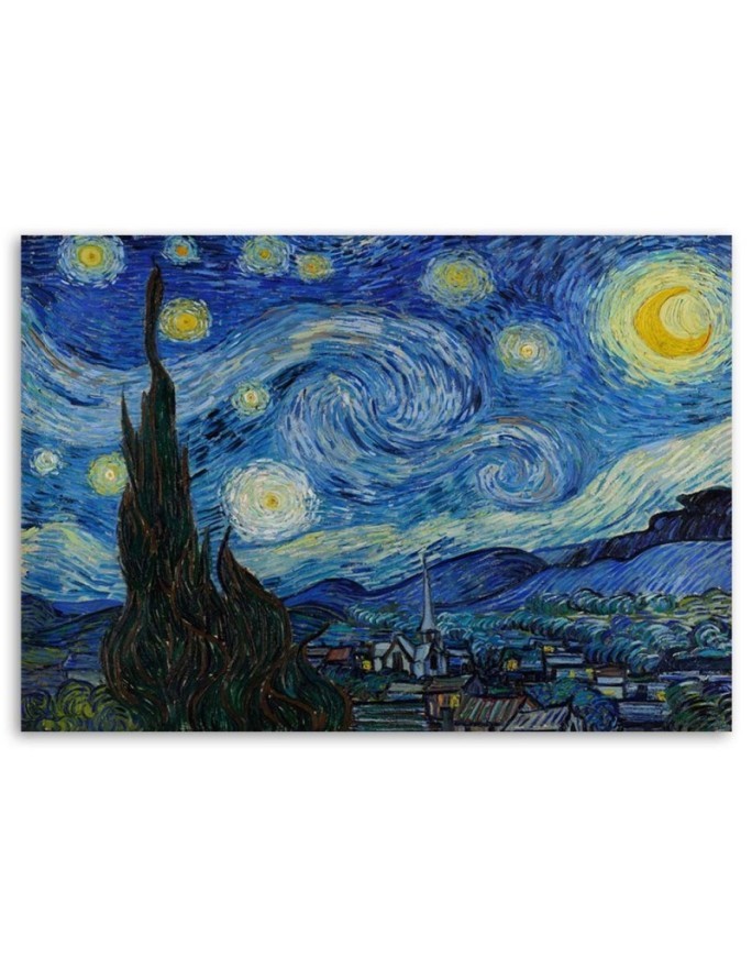 Starry night V. van Gogh - Artists' Canvas prints reproductions | FEEBY