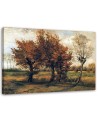 Autumn landscape with four trees V. van Gogh - Reproductions of paintings | FEEBY
