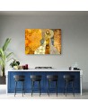 Woman an ornamental background Gustav Klimt - Reproductions of paintings | FEEBY