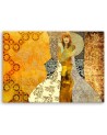 Woman an ornamental background Gustav Klimt - Reproductions of paintings | FEEBY