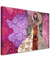 Woman an ornamental background Gustav Klimt - Reproductions of paintings | FEEBY