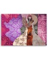 Woman an ornamental background Gustav Klimt - Reproductions of paintings | FEEBY