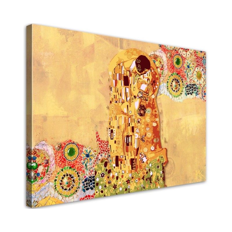 Gustav Klimt Fulfillment Woman Abstraction - Reproductions Canvas prints | FEEBY