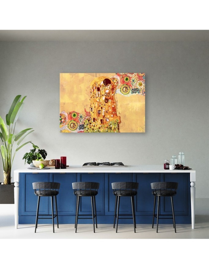 Gustav Klimt Fulfillment Woman Abstraction - Reproductions Canvas prints | FEEBY