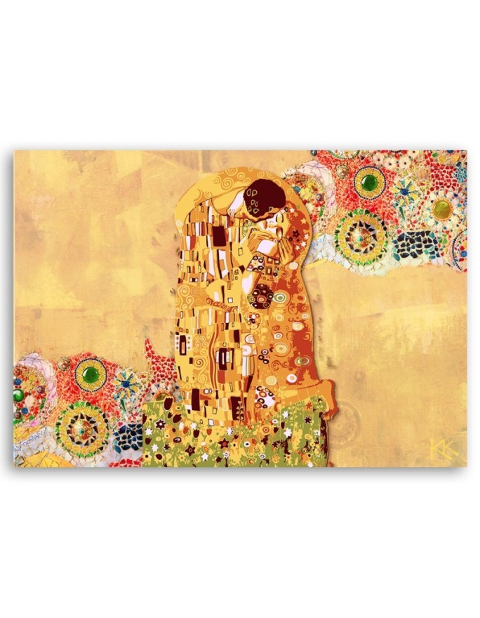 Gustav Klimt Fulfillment Woman Abstraction - Reproductions Canvas prints | FEEBY