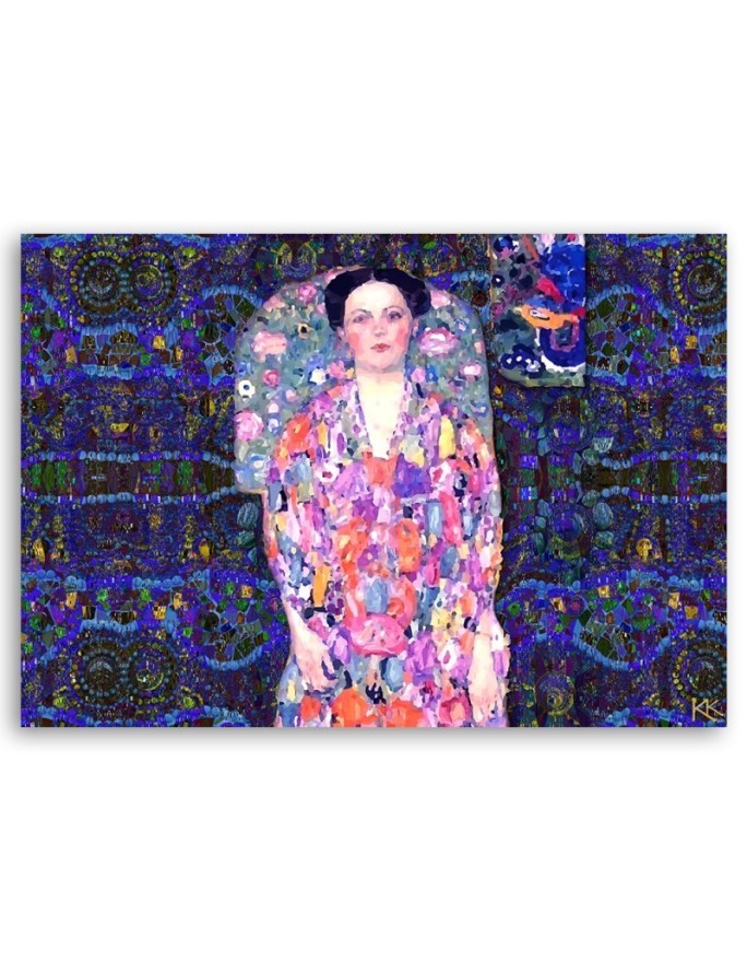Reproductions of paintings Canvas prints - Gustav Klimt Portrait Eugenia Primaves | FEEBY