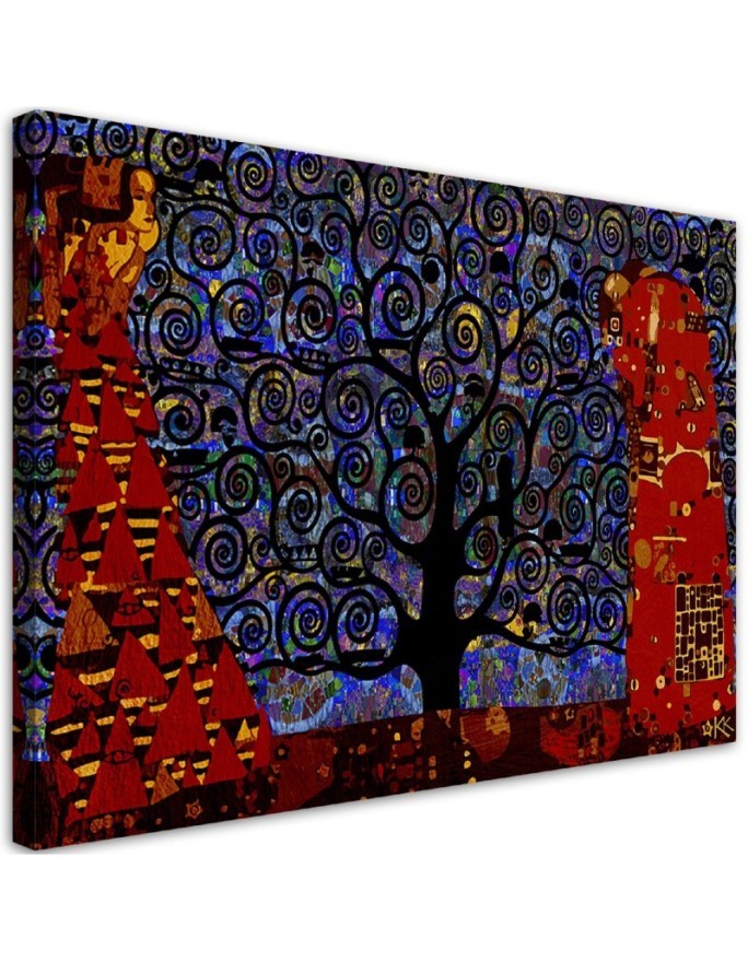 Canvas prints reproductions - Gustav Klimt Tree of Life abstract | FEEBY