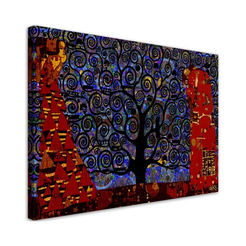 Canvas prints reproductions - Gustav Klimt Tree of Life abstract | FEEBY