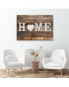 Canvas prints for living room - Home heart board lettering for room | FEEBY