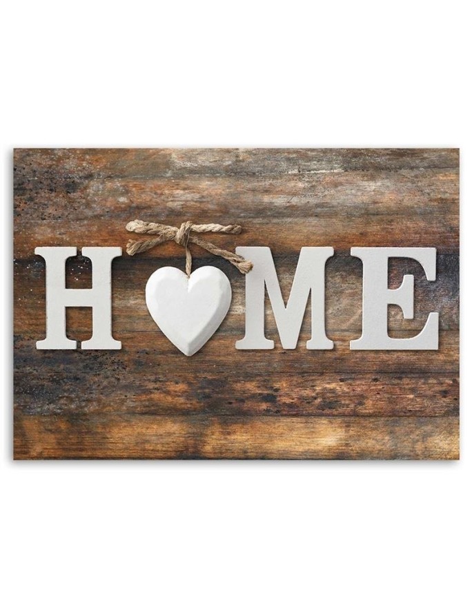 Canvas prints for living room - Home heart board lettering for room | FEEBY