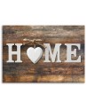 Canvas prints for living room - Home heart board lettering for room | FEEBY