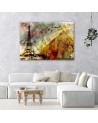 Vintage style Canvas painting - Postcard from Paris. High quality  | FEEBY