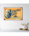Vintage style Canvas prints - Retro oyster signboard | FEEBY