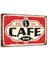 Canvas prints for cafes - Retro coffee bar | FEEBY